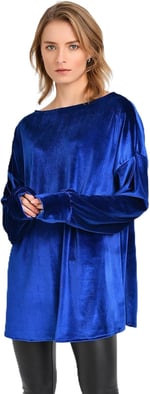 Quincey-Kadife Tunik Parlement BDE2513 (PARLEMENT / 42)