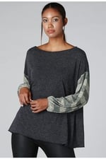 Quincey-Triko Tunik (FÜME-YEŞİL / 40)