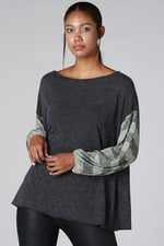 Quincey-Triko Tunik (FÜME-YEŞİL / 40)