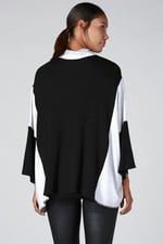 Quincey-Triko Tunik (SİYAH GRİ / 38)