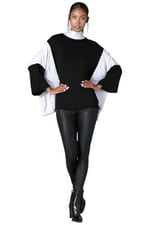 Quincey-Triko Tunik (SİYAH GRİ / 38)