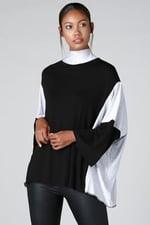 Quincey-Triko Tunik (SİYAH GRİ / 48)