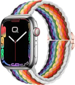Quse Örgü Kordon, Apple Watch Series 11,10,9,8,7,6,5,3,SE,SE2,SE3 ile Uyumlu, Ayarlanabilir, 42mm/41mm/40mm/38mm ve 46mm/45mm/44mm/49mm