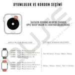 Quse Örgü Kordon, Apple Watch Series 11,10,9,8,7,6,5,3,SE,SE2,SE3 ile Uyumlu, Ayarlanabilir, 42mm/41mm/40mm/38mm ve 46mm/45mm/44mm/49mm