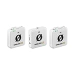 RØDE Wireless ME Dual, Dahili mikrofonlu Kablosuz Mikrofon seti, Gain Assist Teknoloji, 100 metre Menzil - Beyaz