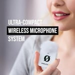 RØDE Wireless ME Dual, Dahili mikrofonlu Kablosuz Mikrofon seti, Gain Assist Teknoloji, 100 metre Menzil - Beyaz