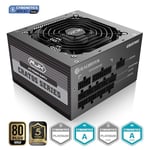 RAIJINTEK CRATOS 1000 Siyah, 80PLUS Altın, ATX, 1000W, Tam Modüler Güç Kaynağı, 5 Yıl Garanti (0R30B00005)