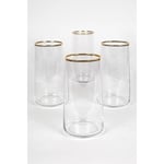 Rakle Avantgarde Gold 4'lü Meşrubat Bardağı Seti 520 Cc