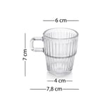 Rakle Espresso Week 5'li Stackable Kahve Fincanı Seti 120 Cc
