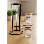 Rakle Espresso Week 5'li Stackable Kahve Fincanı Seti 120 Cc