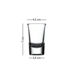 Rakle Jüpiter 4'lü Shot Bardağı Seti 34 Cc