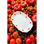 Rakle Pomodoro Stoneware 2'li Kayık Sunum Tabağı Seti 25 Cm