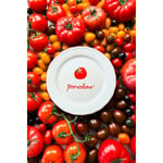 Rakle Pomodoro Stoneware 4'lü Meze Tabağı Seti 21 Cm