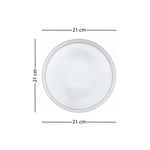Rakle Splendid Gold Cam 4'lü Pasta Tabağı Seti 21 Cm