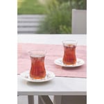 Rakle X Bengi Kurtcebe Anneanne Sofraları 8 Parça El Dekor Kesme Çay Seti 120 Cc