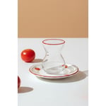 Rakle x Bengi Kurtcebe Pomodoro Stoneware 8 Parça Çay Seti 140 cc