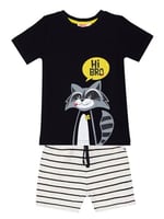 Rakun Erkek Çocuk T-shirt Şort Takım