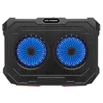 RAMPAGE Sirius S46 RGB Işıklı 2 Fanlı Notebook Soğutucu, Tek Beden, 300.45.10.0098, Siyah, Erkek