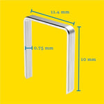 Rapid 53/10 5M Zımba Teli (Galvaniz) - Bedenler: 8 mm, 10 mm, 14 mm