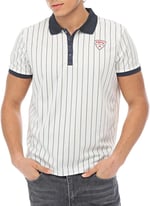 Raru S.P.Q.O.R Erkek Polo T-Shirt LIBERTAS BEYAZ