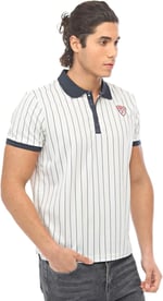 Raru S.P.Q.O.R Erkek Polo T-Shirt LIBERTAS BEYAZ