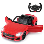 RASTAR BMW RC Car, 1/14 Ölçekli BMW Z4 Roadster Yeni Sürüm Uzaktan Kumandalı Araba, Cabrio Oyuncak Araba - Kırmızı / 2,4 Ghz