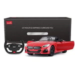 RASTAR BMW RC Car, 1/14 Ölçekli BMW Z4 Roadster Yeni Sürüm Uzaktan Kumandalı Araba, Cabrio Oyuncak Araba - Kırmızı / 2,4 Ghz