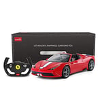 Rastar Ferrari uzaktan kumandalı araba, 1: 14 Ferrari 458, Special A, kırmızı oyuncak araba – Cabrio, otomatik açma/kapama