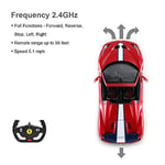 Rastar Ferrari uzaktan kumandalı araba, 1: 14 Ferrari 458, Special A, kırmızı oyuncak araba – Cabrio, otomatik açma/kapama