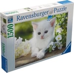 Ravensburger 1500 Parça Beyaz Kedi Puzzle