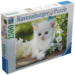 Ravensburger 1500 Parça Beyaz Kedi Puzzle