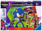 Ravensburger, 3x49p Puzzle Sonic, Çocuk Puzzle