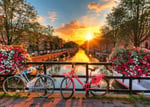 Ravensburger Amsterdam'da Bisikletler Yetişkinler için 1000 Parça Yapboz - 12000662 - El Yapımı Aletler, Almanya'da Üretilmiştir, Her Parça Birbirine Mükemmel Uyar