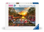Ravensburger Amsterdam'da Bisikletler Yetişkinler için 1000 Parça Yapboz - 12000662 - El Yapımı Aletler, Almanya'da Üretilmiştir, Her Parça Birbirine Mükemmel Uyar
