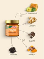 Ravla Flumix Baharatlı Bal Karışımı - 250g