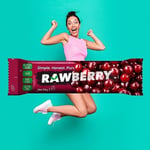 Rawberry Cherry Choco Şeker İlavesiz Vegan Glütensiz Kuruyemiş Bar (kutuda 15 Adet)