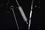RawNori 2 İçme Saman Temizleme Fırçası UZUN - Paslanmaz Çelik İçecek Pipetleri için Kıl Temizleyici Cam Yıkama İçin Ağır Hizmet Fırçaları Silikon Metal Pipetler Çaydanlık Bacalı Mini Mikro Şişe