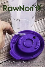 RawNori 2 İçme Saman Temizleme Fırçası UZUN - Paslanmaz Çelik İçecek Pipetleri için Kıl Temizleyici Cam Yıkama İçin Ağır Hizmet Fırçaları Silikon Metal Pipetler Çaydanlık Bacalı Mini Mikro Şişe