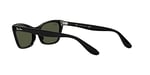 Ray-Ban Lady Burbank 2299 901/31 Black-Green Kadın Güneş Gözlüğü