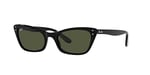 Ray-Ban Lady Burbank 2299 901/31 Black-Green Kadın Güneş Gözlüğü