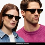 Ray-Ban Mega Clubmaster 0316S 901/31 Black/Gold-Green Güneş Gözlüğü