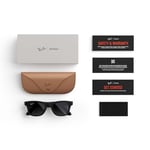 Ray-Ban Meta Wayfarer Akilli Gozluk Mat Siyah Polarize Grafit RW4006