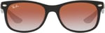 Ray-Ban Ray Ban 0RJ JUNIOR NEW WAYFARER 100/V0 48 Unisex Çocuk Güneş Gözlüğü, Siyah