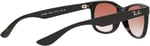 Ray-Ban Ray Ban 0RJ JUNIOR NEW WAYFARER 100/V0 48 Unisex Çocuk Güneş Gözlüğü, Siyah