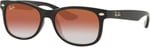 Ray-Ban Ray Ban 0RJ JUNIOR NEW WAYFARER 100/V0 48 Unisex Çocuk Güneş Gözlüğü, Siyah
