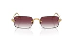 Ray-Ban RB 3928 0018H 54 A$AP ROCKY Unisex Dikdörtgen Gold Metal Güneş Gözlüğü