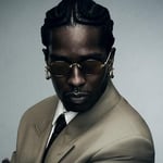 Ray-Ban RB 3929 001S2 54 A$AP ROCKY Unisex Oval Gold Aynalı Metal Güneş Gözlüğü