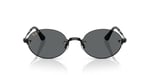 Ray-Ban RB 3929 00281 54 A$AP ROCKY Unisex Polarize Oval Siyah Metal Güneş Gözlüğü