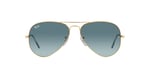 Ray-Ban Rb3025 Klasik Havacı, Altın/Mavi Gradyan Gri, 55 mm