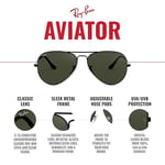 Ray-Ban Rb3025 Klasik Havacı, Altın/Mavi Gradyan Gri, 55 mm